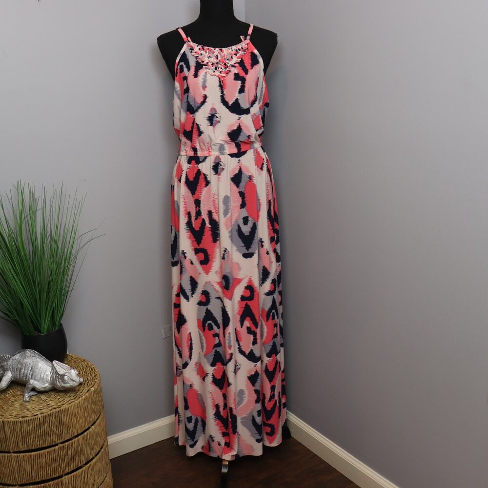 Banana Republic Boho Geometric Maxi Dress – Size S
